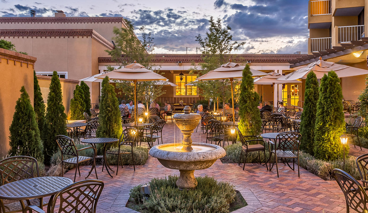 Best Patio in Albuquerque, Top Restaurant in New Mexico Hotel Chaco